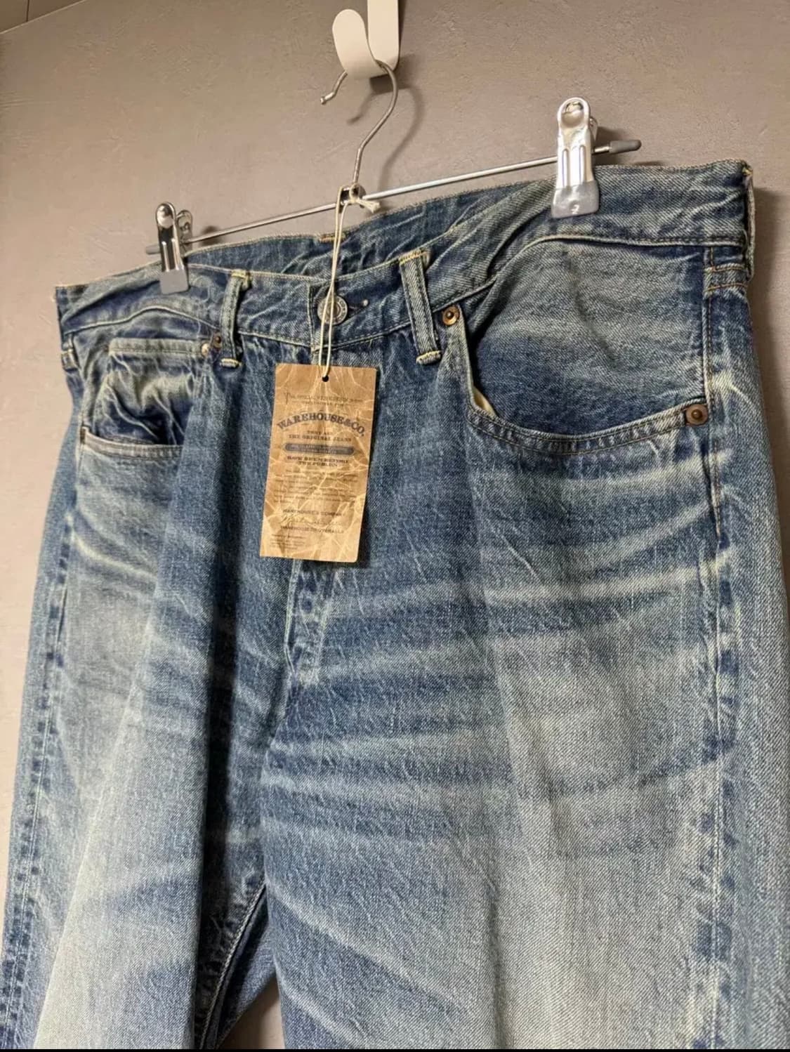 웨어하우스 1101 라이트워시 데님팬츠 36사이즈 상품이미지3