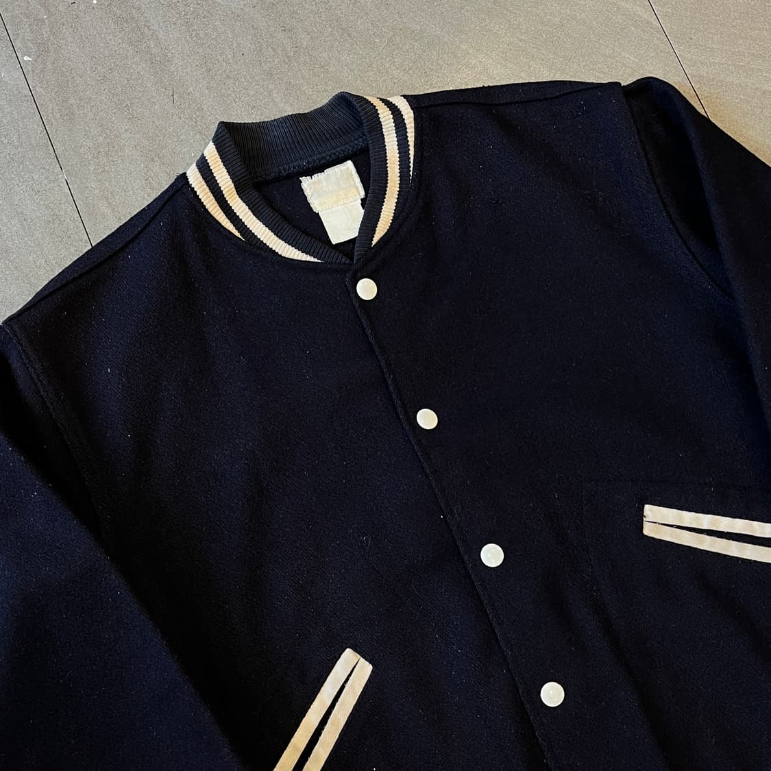 90s 미국 생산 빈티지 네이비 자켓 상품이미지3
