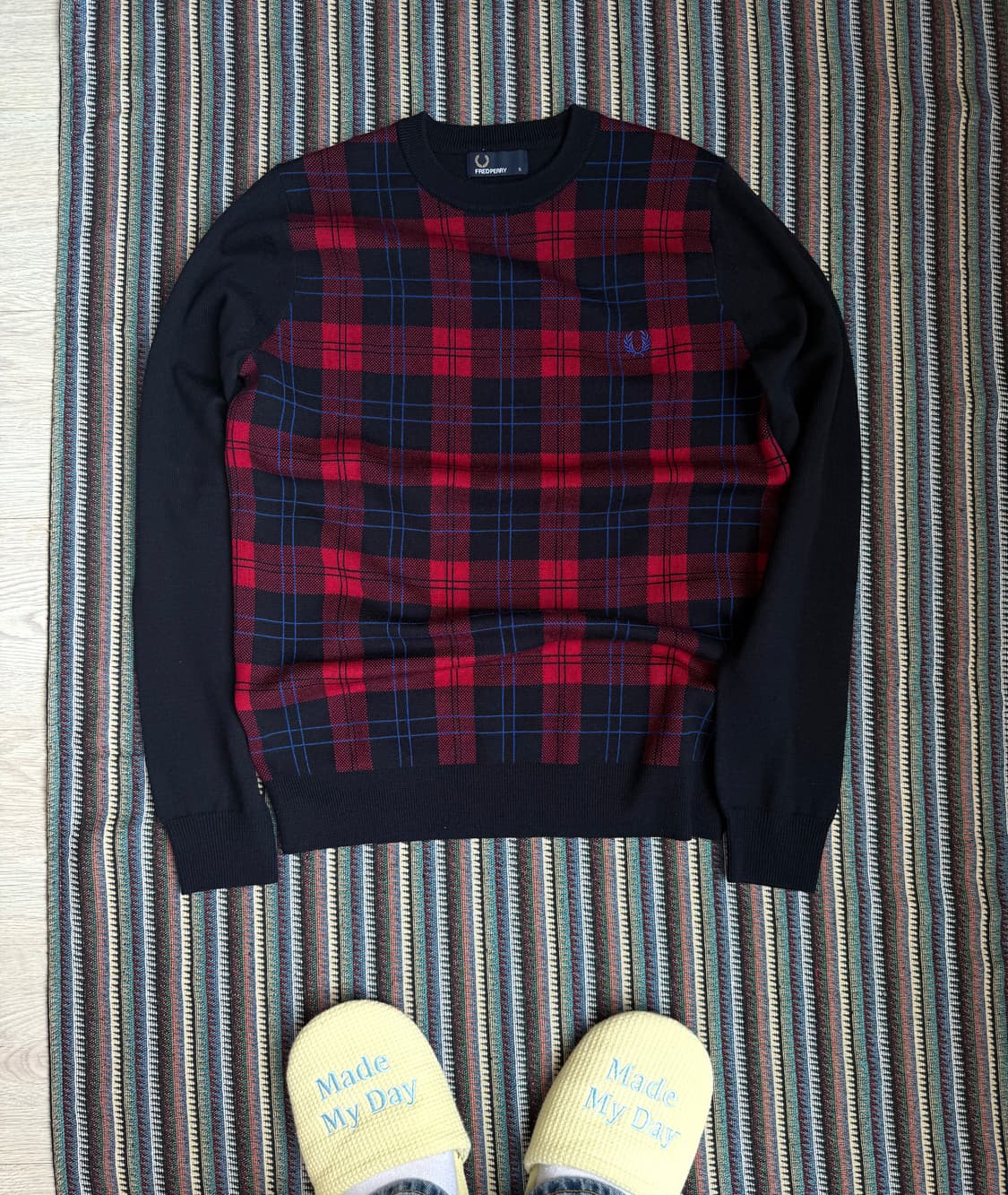 프레드페리 울 니트 상품이미지3