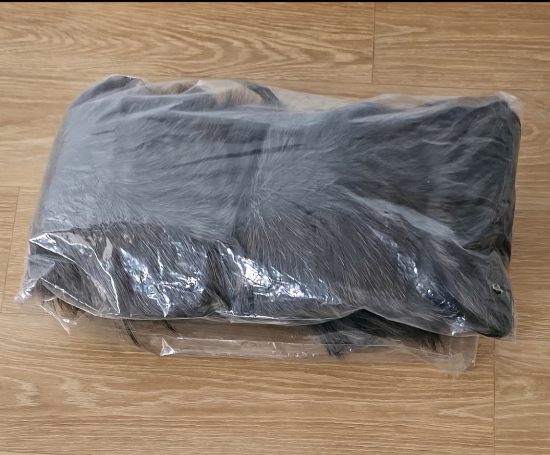 여우라쿤털천연모피자석목도리새상품미개봉 상품이미지4