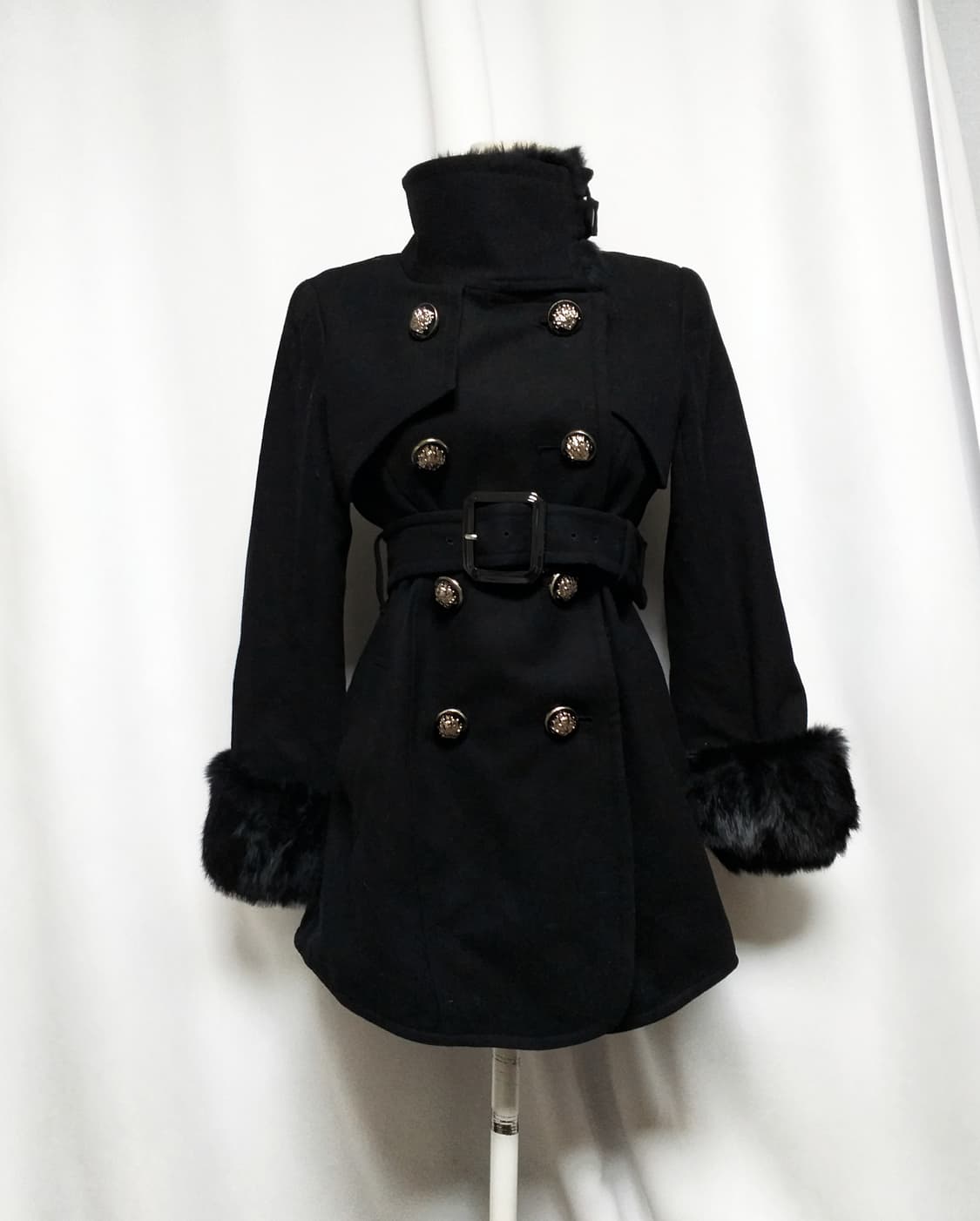 빈티지 퍼코트 대장 y2k자켓 그런지 핀터깔 오네갸루 공겜여주 고스펑크 상품이미지2