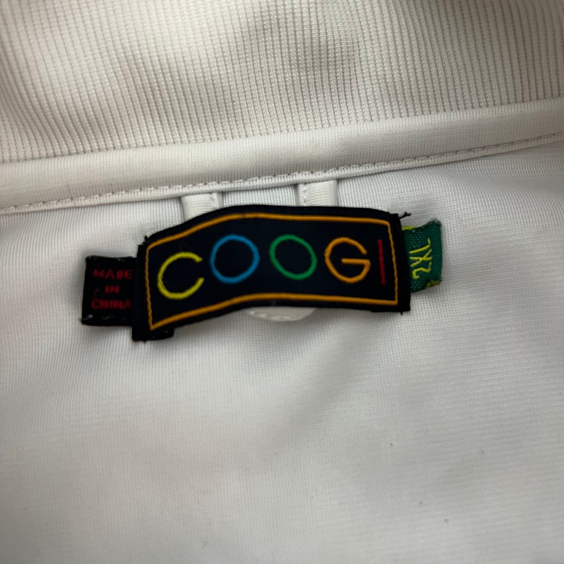 COOGI 쿠지 오버사이즈 화이트 트랙탑 져지자켓 상품이미지5