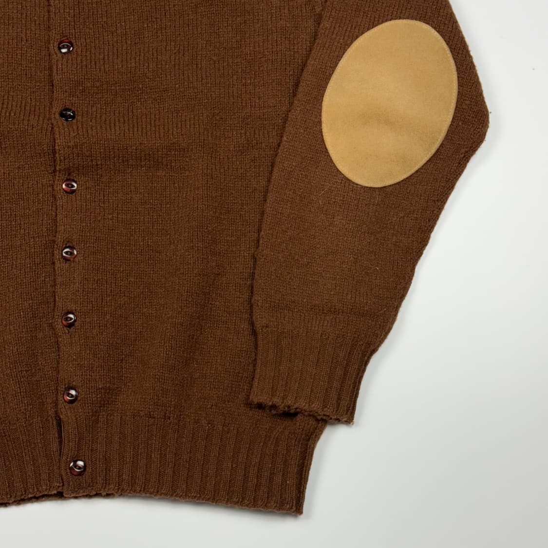 (100) 니들스 셔틀랜드 울 엘보우패치 가디건 상품이미지5