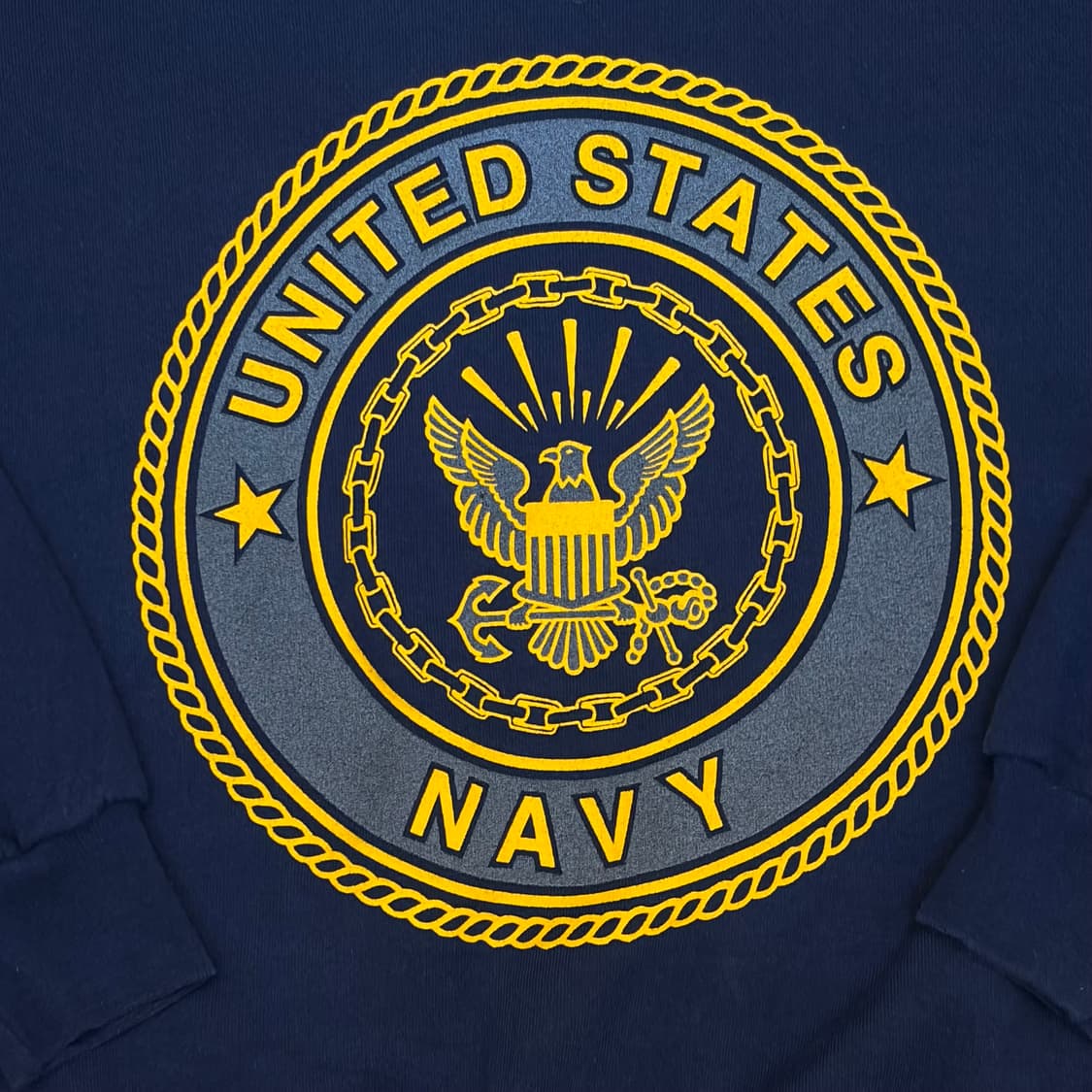 90s Made in USA 빈티지 밀리터리 US 네이비 맨투맨 상품이미지3