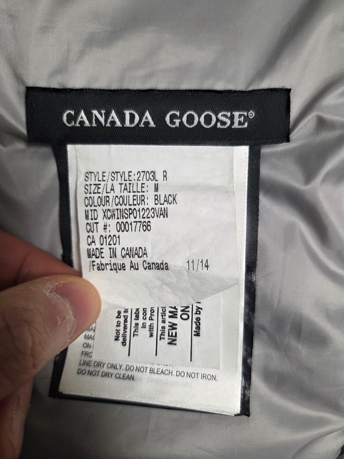 캐나다구스 하이브릿지 후디패딩 M 상품이미지4