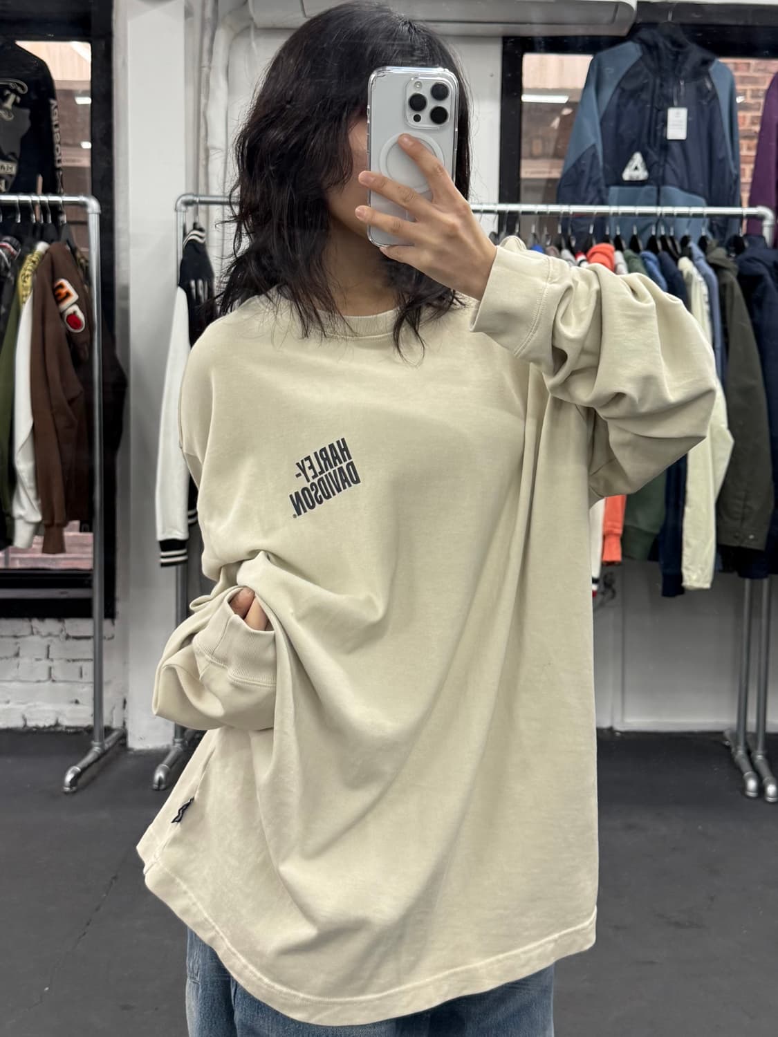 할리데이비슨 오버핏 롱슬리브 상품이미지1