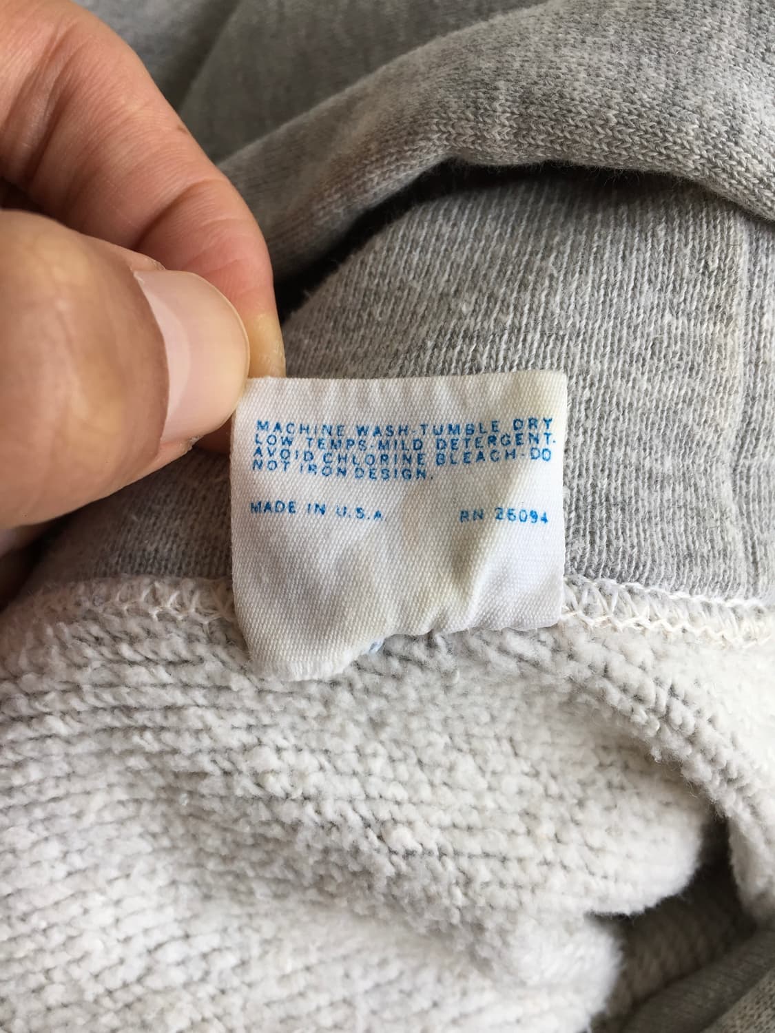 70‘s usa champion reverse weave hoodie 상품이미지8