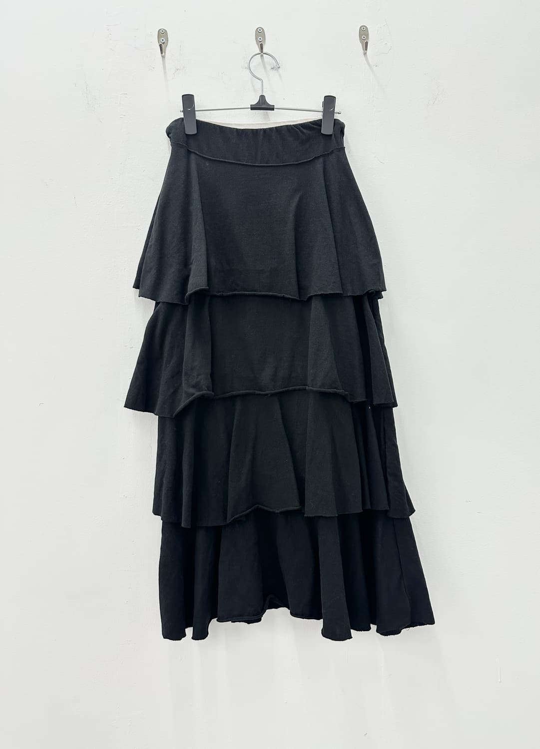 Vintage layered skirt black  상품이미지1