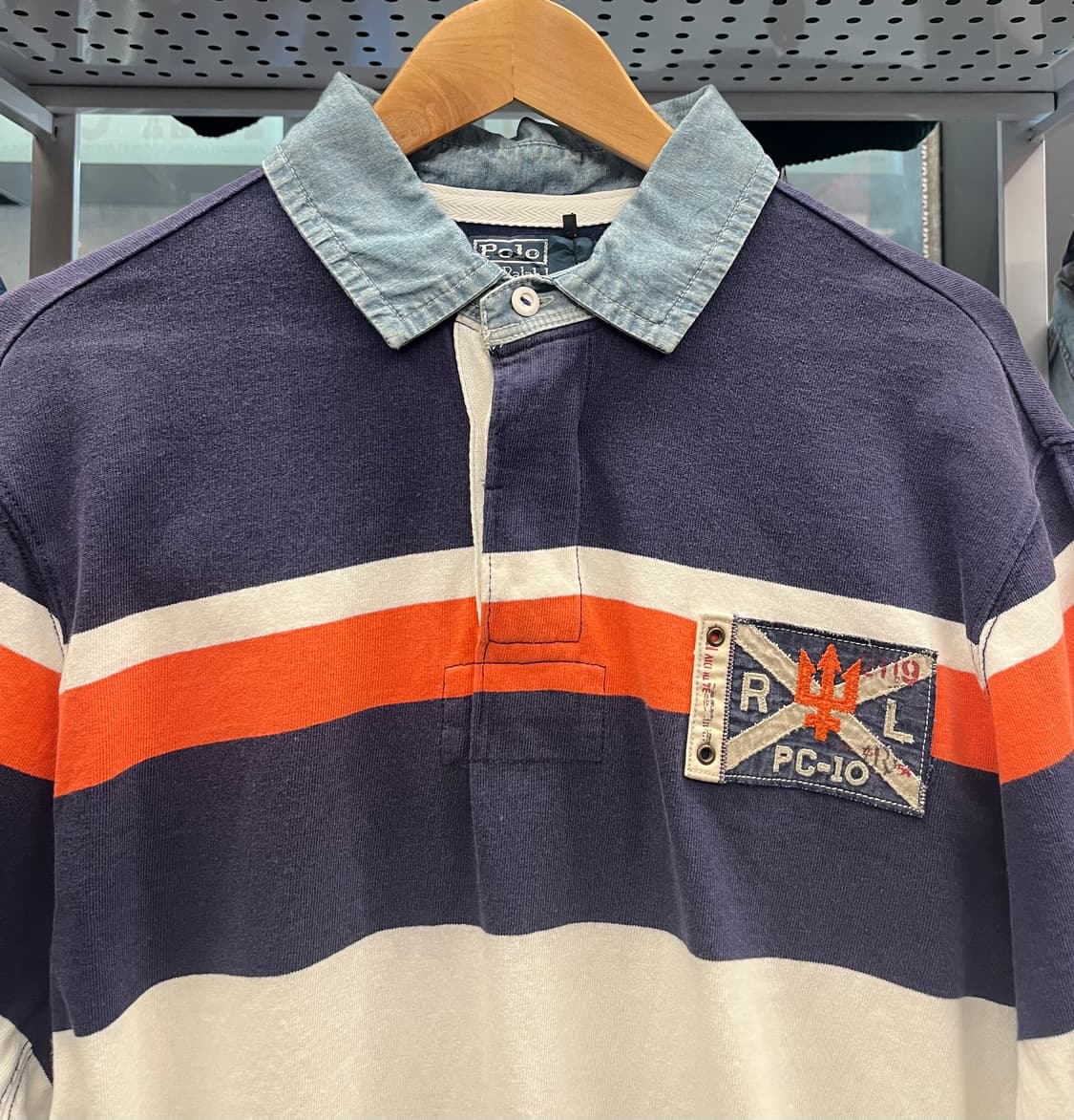 폴로 랄프로렌 스트라이프 럭비 긴팔티 상품이미지2