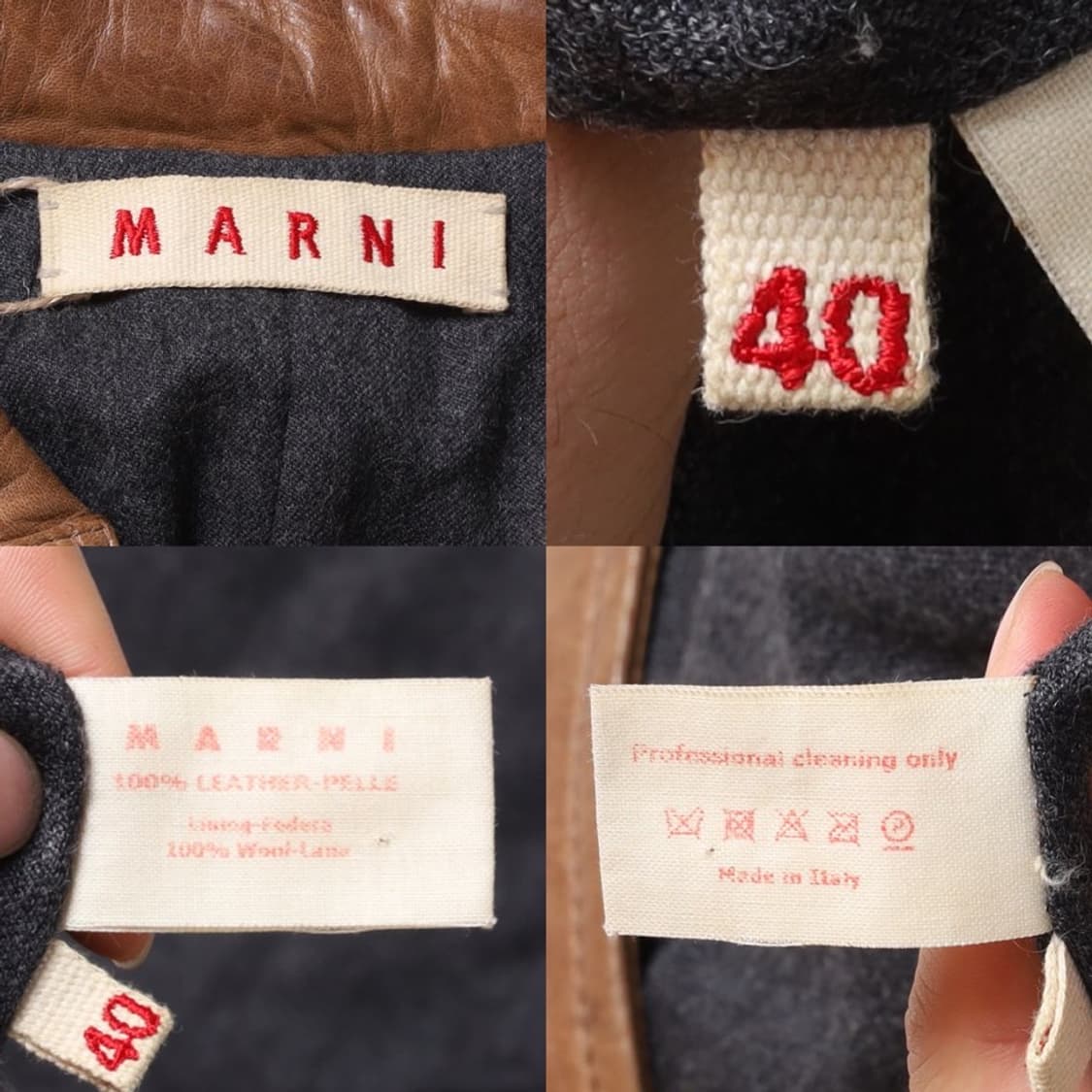 마르니 MARNI Leather Coat   상품이미지10
