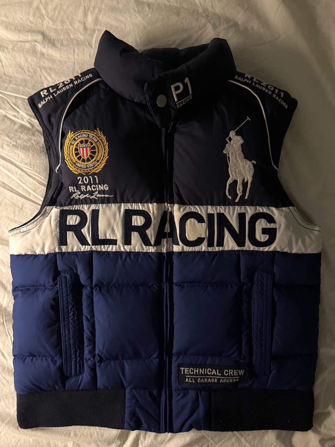 폴로 빅포니 레이싱 조끼 패딩 상품이미지1