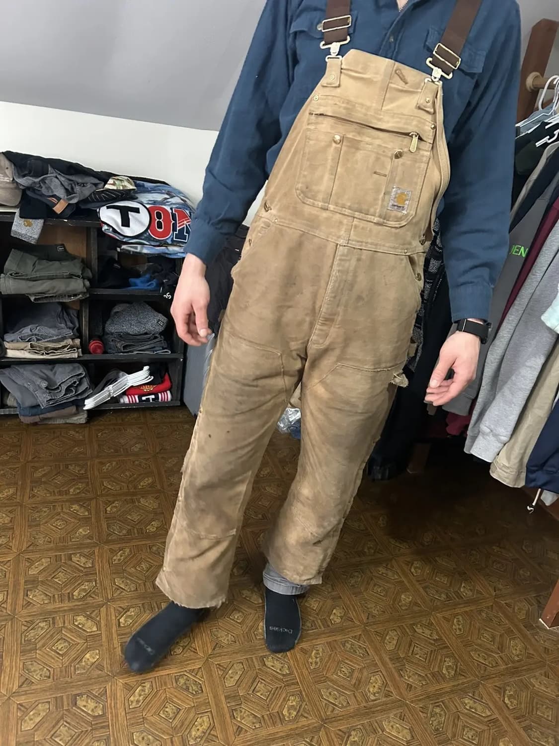 빈티지 칼하트 오버롤 상품이미지1