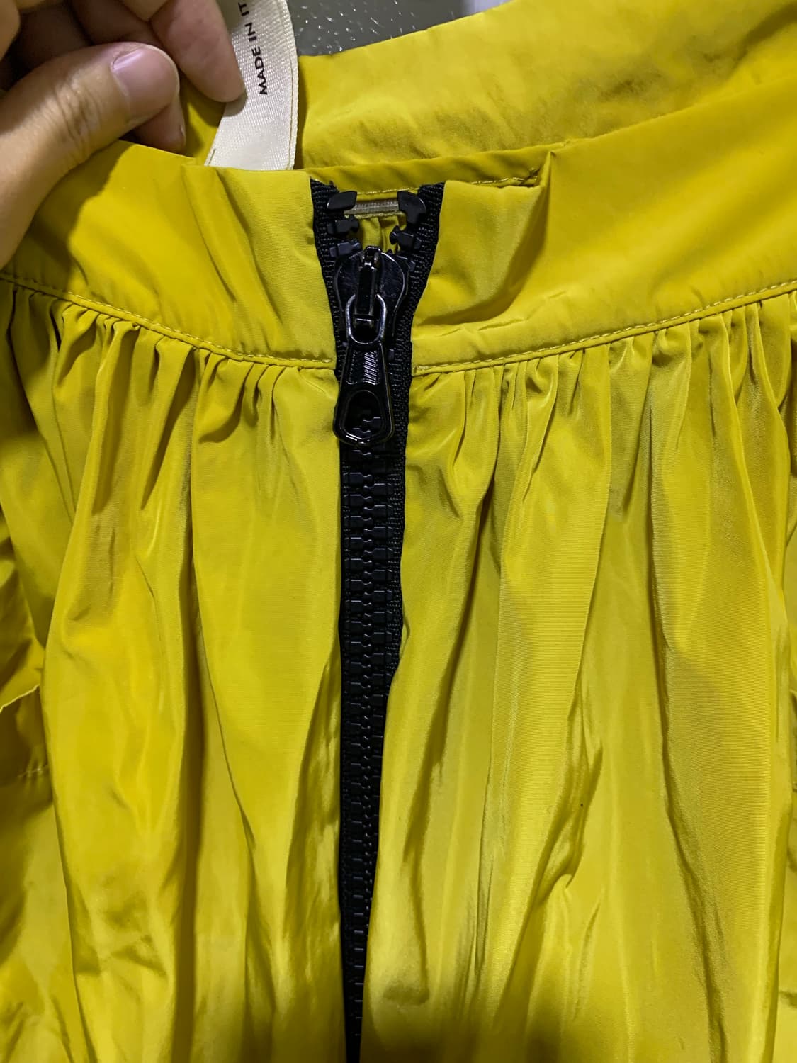 이태리 앞지퍼 장식 롱 스커트 상품이미지4