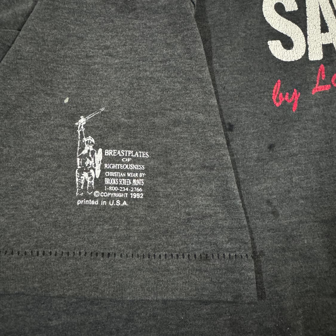 빈티지 90s Faded Jesus Tee 페이드 지저스 티셔츠 상품이미지7