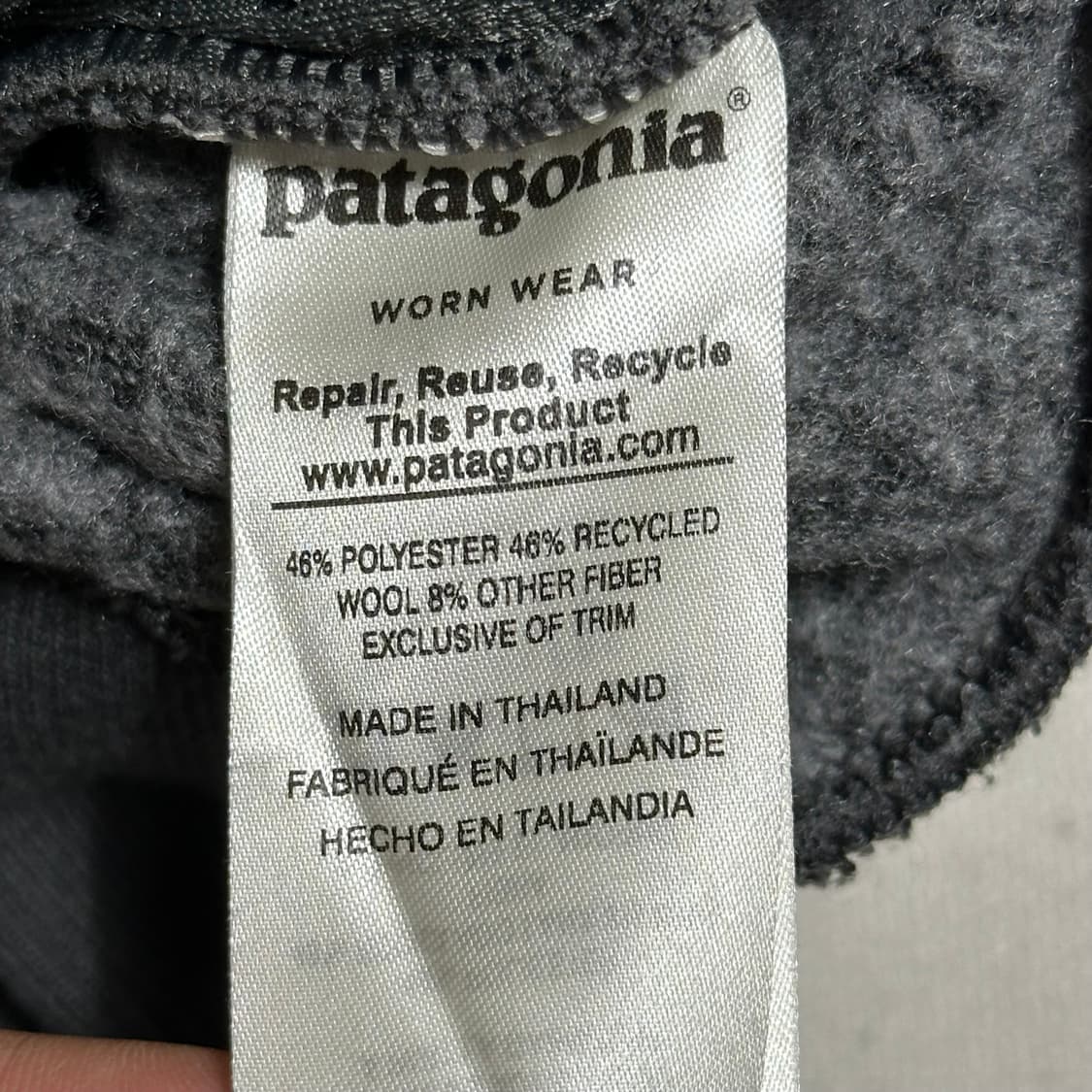 L 파타고니아 그레이 플리스 자켓 상품이미지5