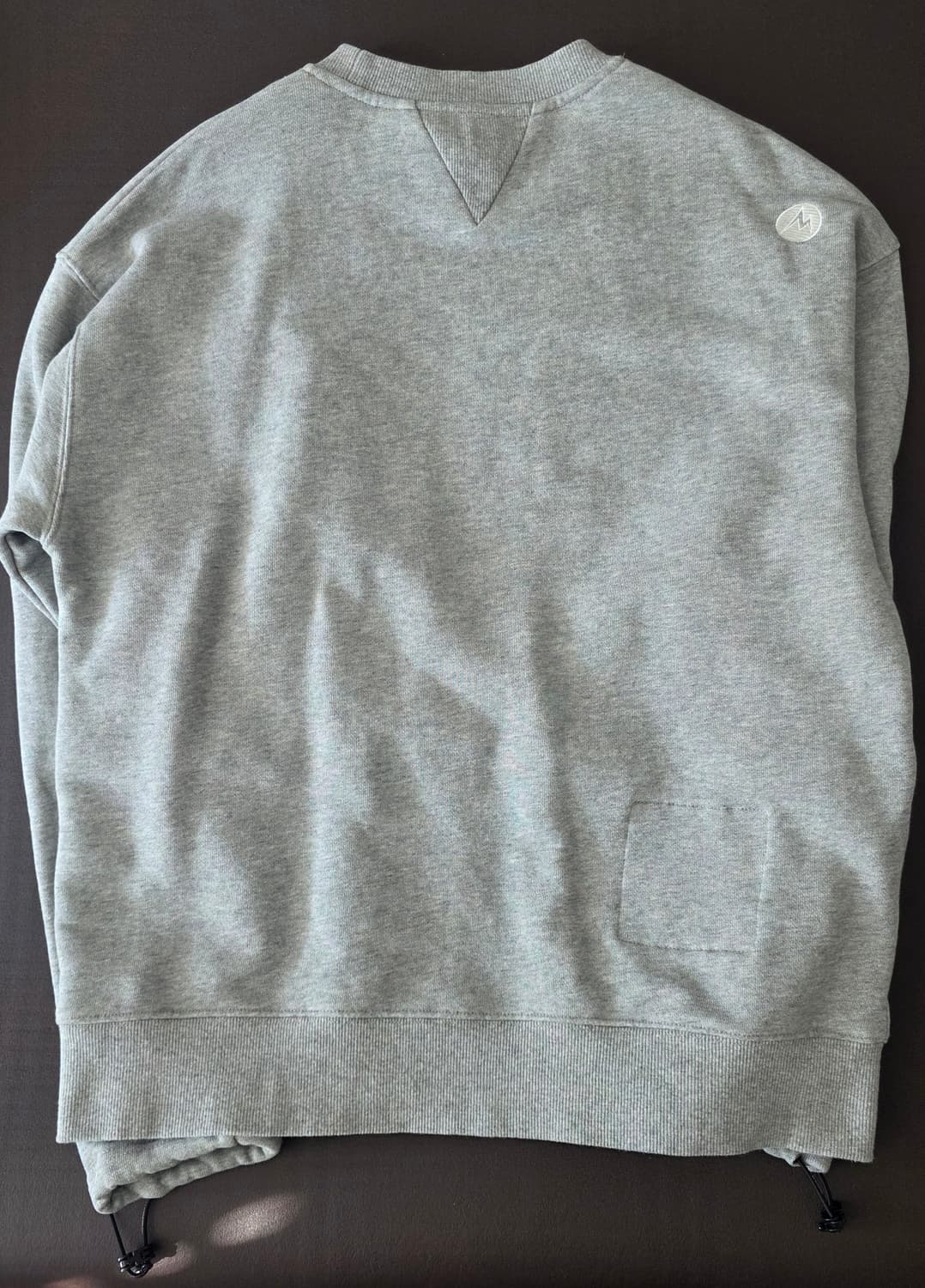 유니폼브릿지 맨투맨 롱슬리브 라운드 티셔츠 라이트 그레이 M 상품이미지4