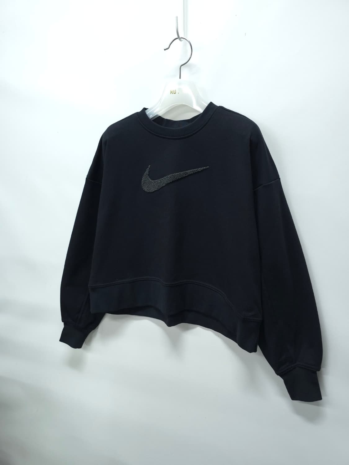 나이키 여성 부클로고 스우시 크롭 맨투맨 (66~66반) 상품이미지2