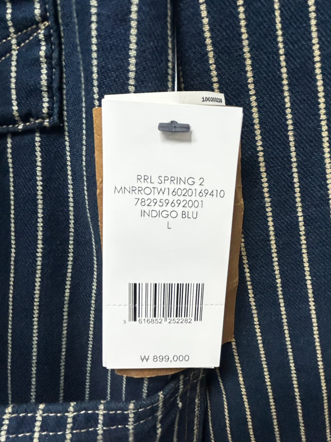 RRL 인디고 스트라이프 엔지니어 자켓 (L) 상품이미지2