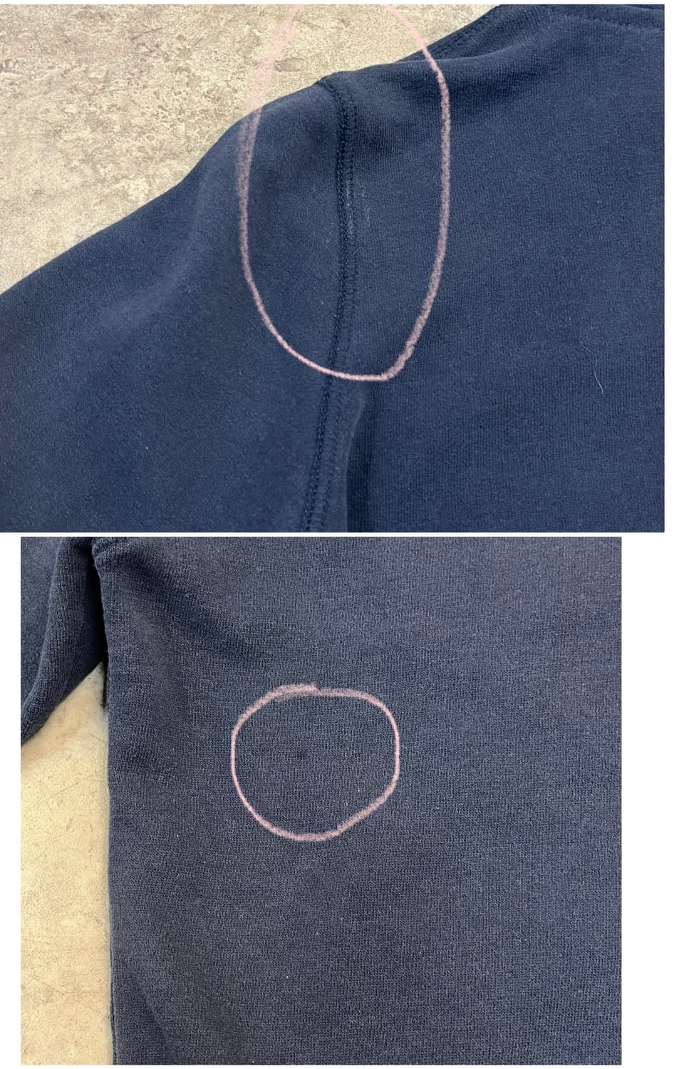 후아유 후드집업 네이비 S  #csz3838 상품이미지8