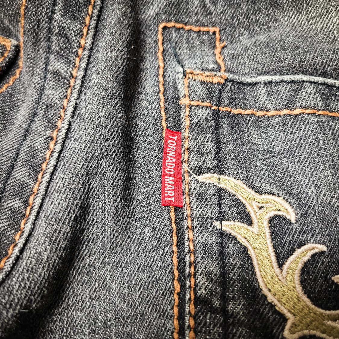 TORNADO MART Embroidery Flare Pants 상품이미지6