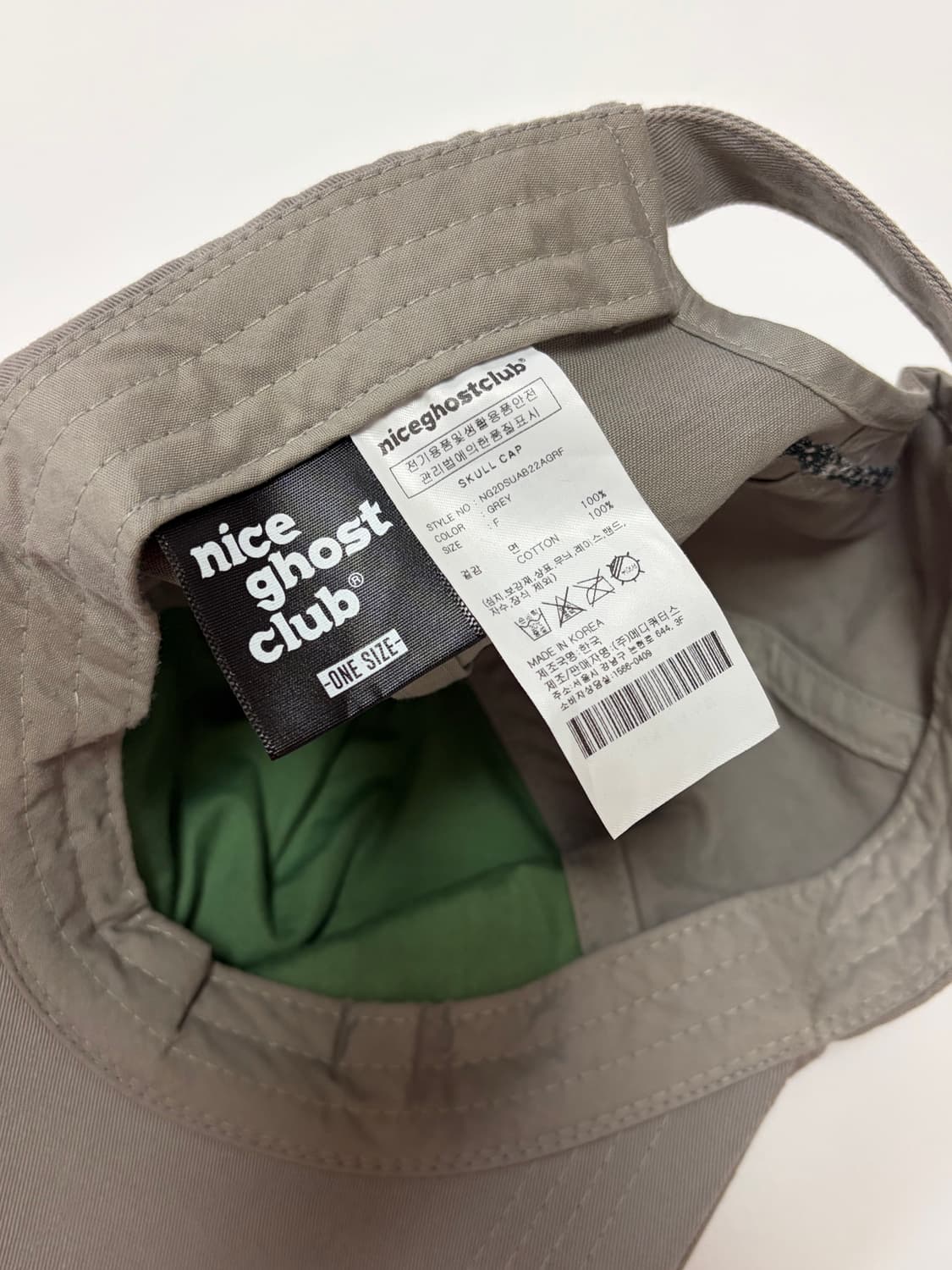 나이스고스트클럽 스컬 캡 모자 상품이미지6