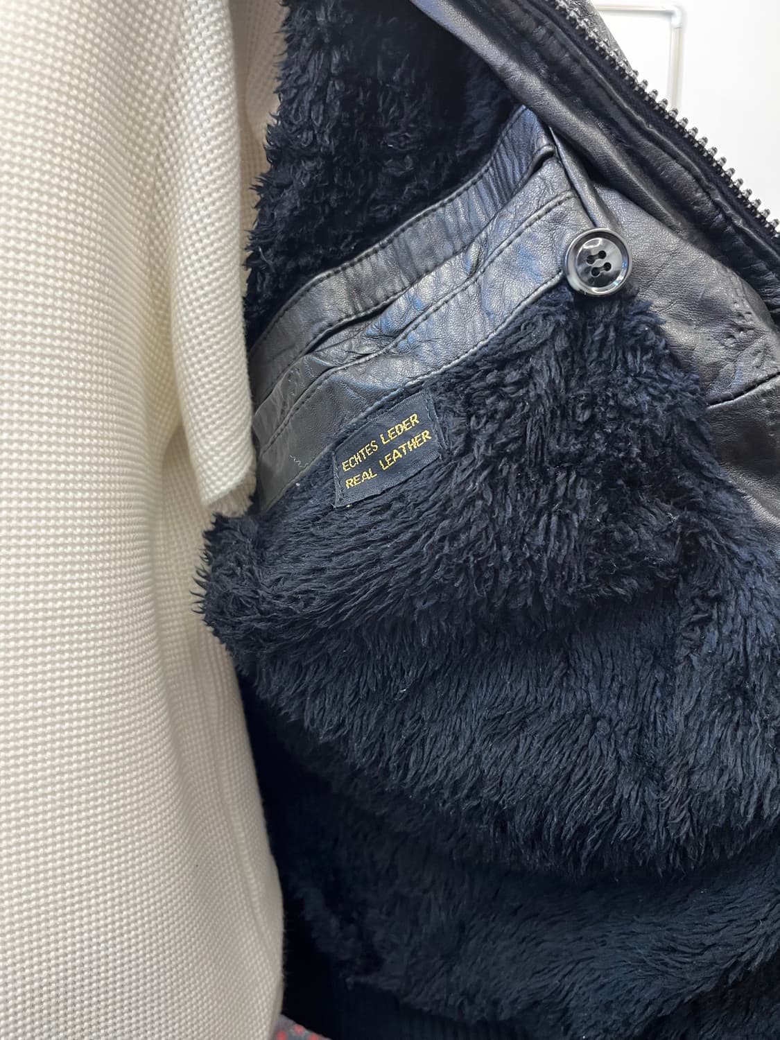 Echtes Leder 리얼 레더 블루종 자켓 상품이미지8