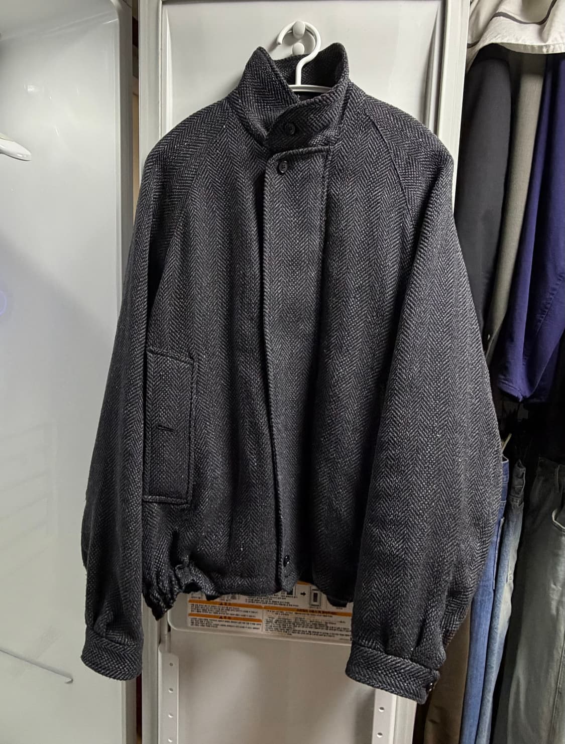 올드조 라운드 카라 모터링 자켓 상품이미지9