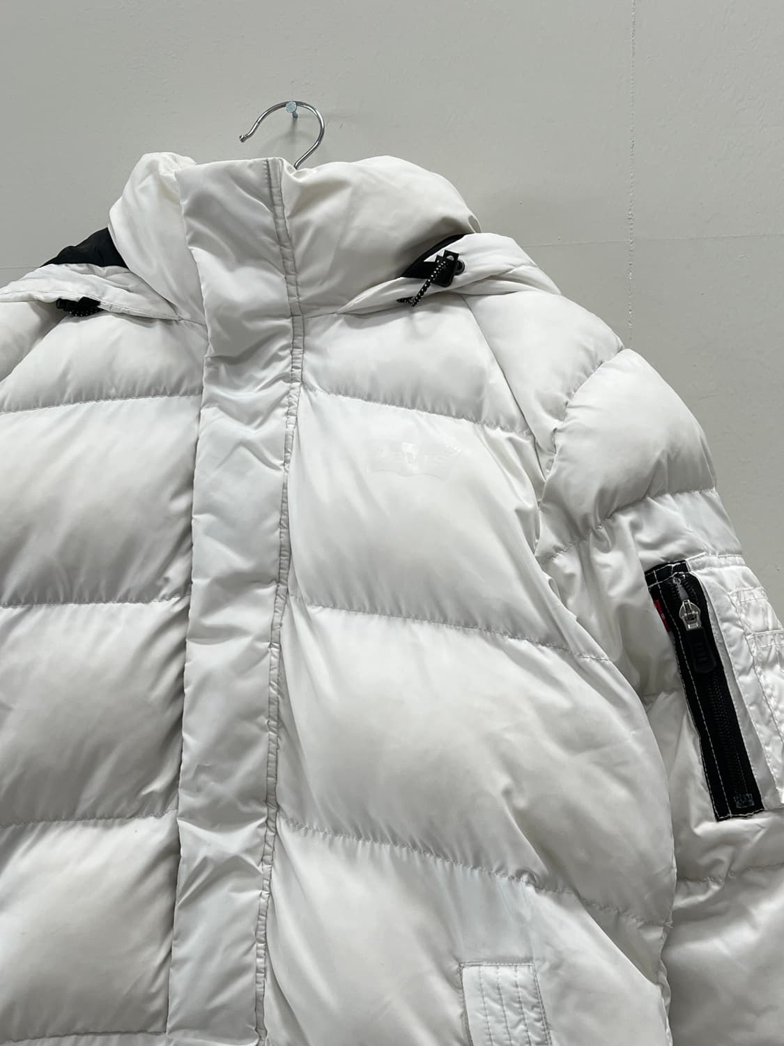 리바이스 솜 롱패딩 화이트 상품이미지3