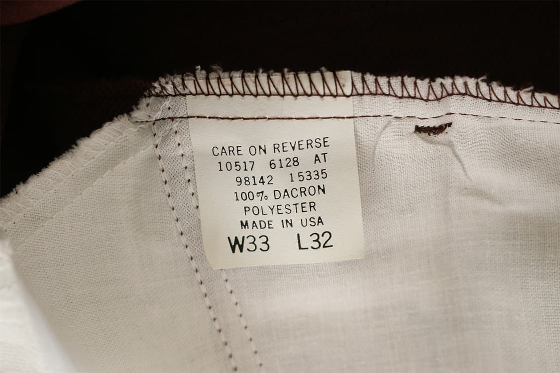 리바이스 517 브라운 스타프레스트 부츠컷 팬츠 상품이미지8