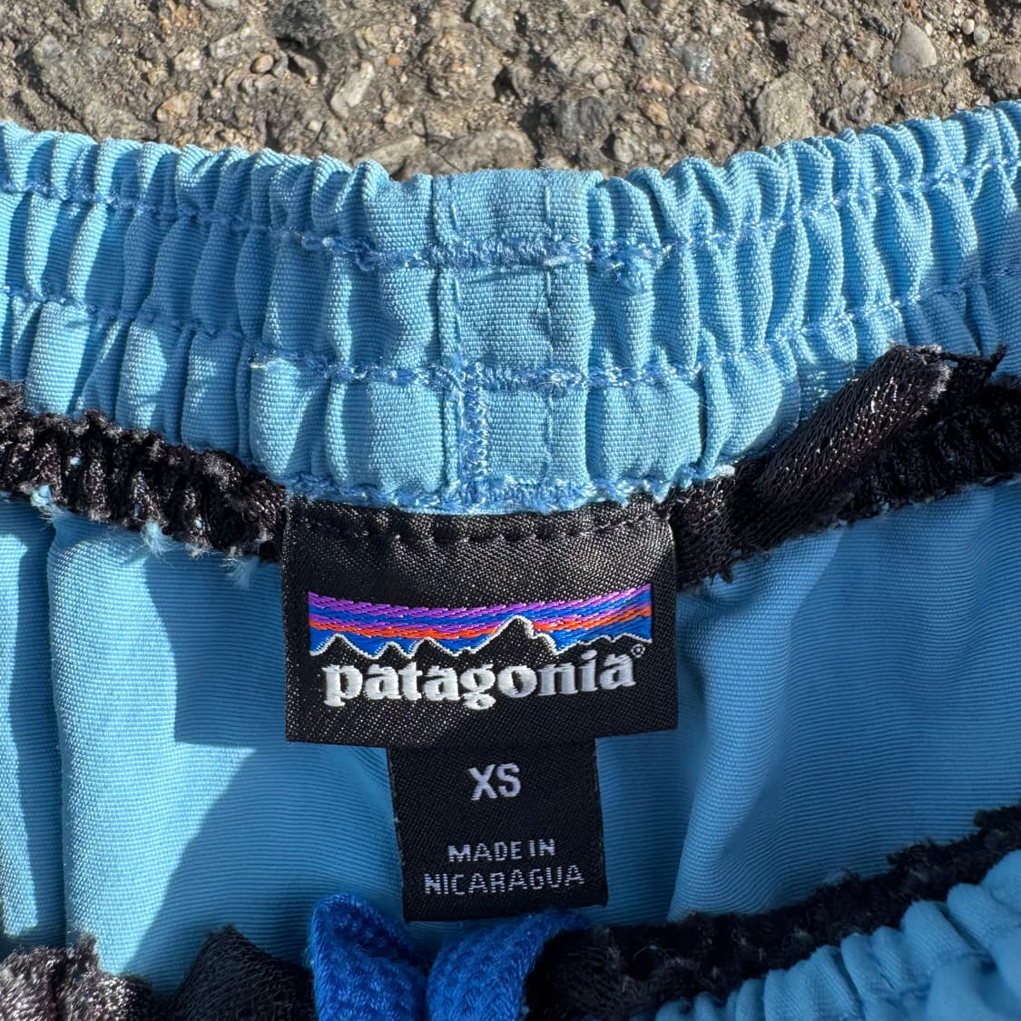 파타고니아 로고 배기스 반바지 상품이미지6