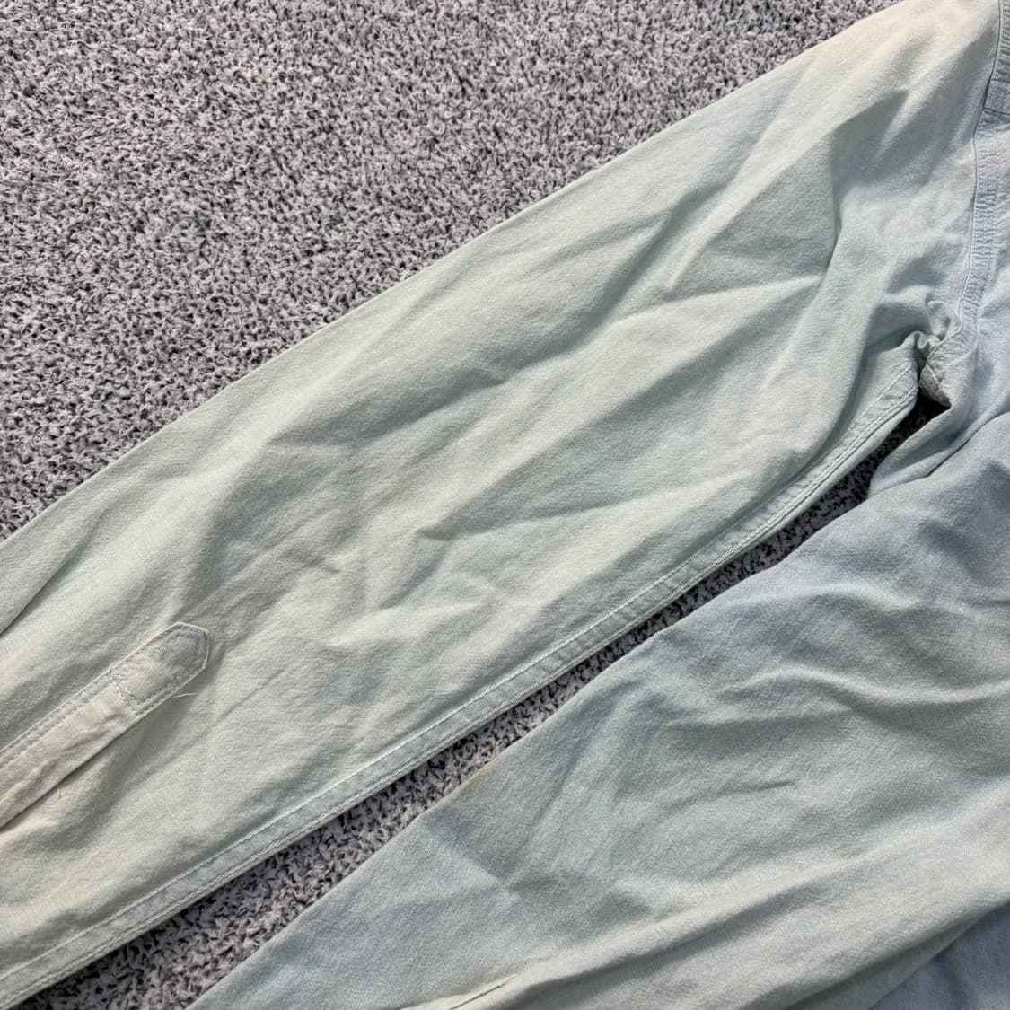 S 타미힐피거 남성 연청 데님 셔츠 남방 0330J 상품이미지4