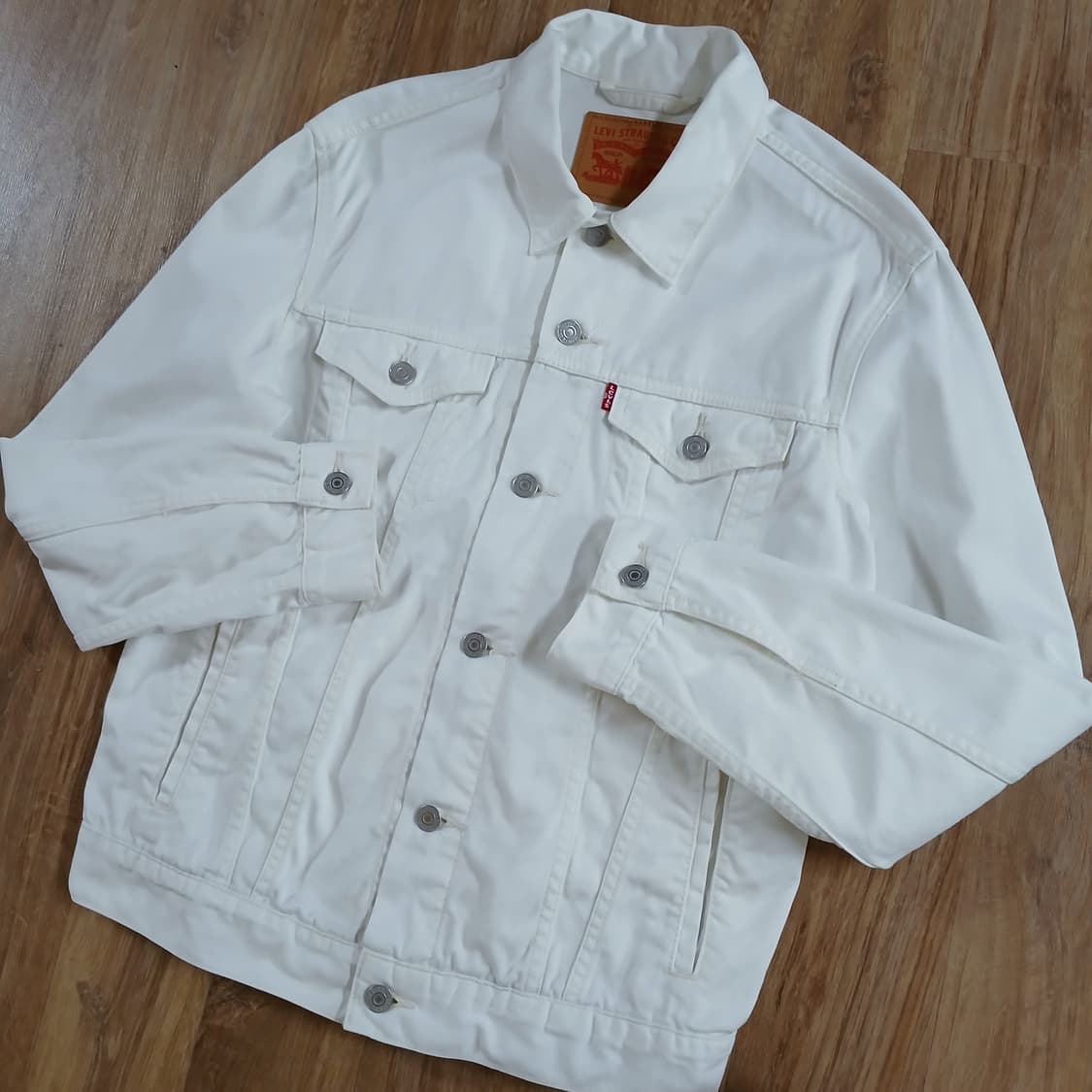 levis 리바이스 화이트 데님 트러커 자켓 상품이미지2