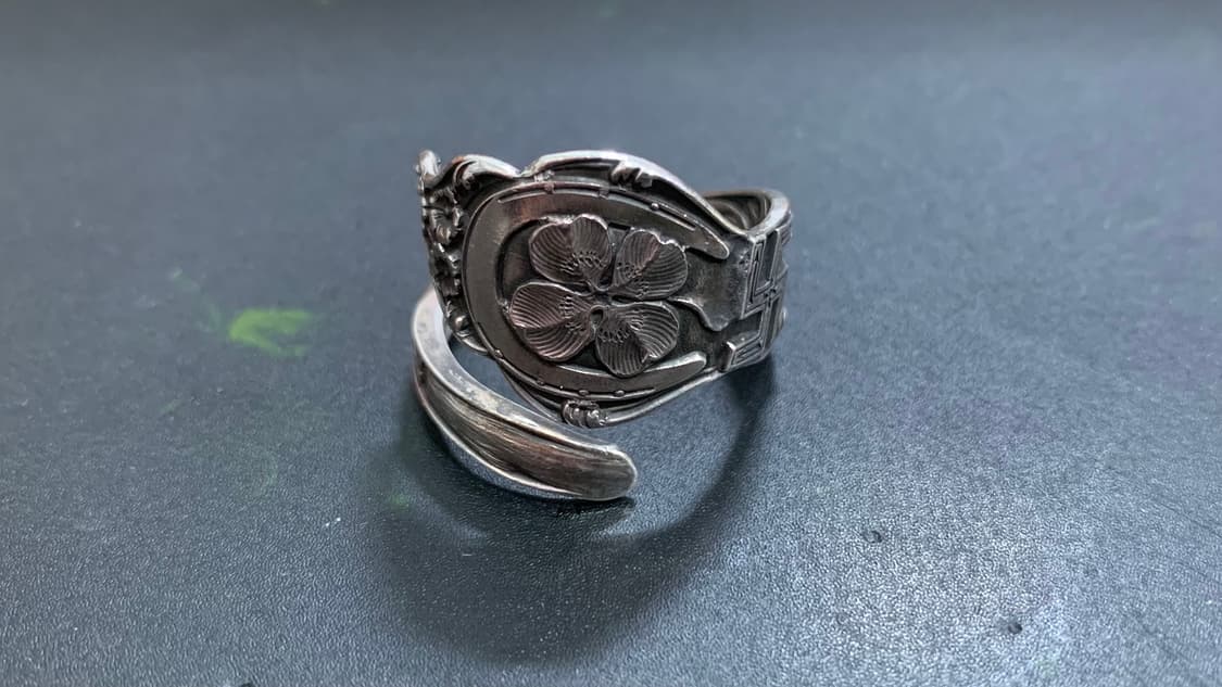 Swastika spoon ring 상품이미지1