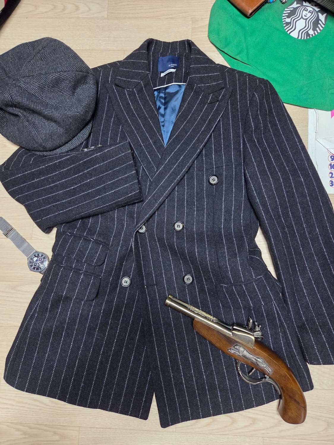 SLOWER1951 더블브레스티드 자켓 수트 정장 상품이미지2