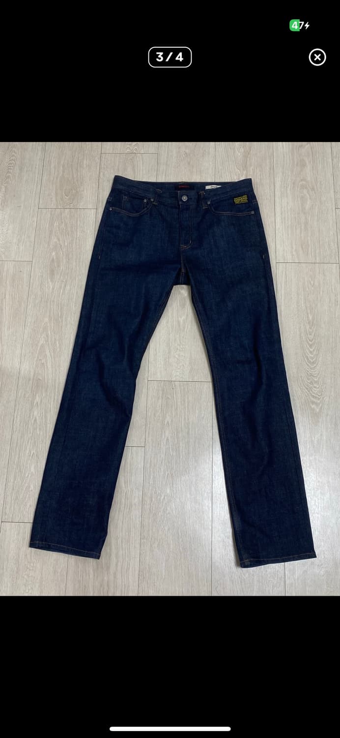 에비수 백프린팅 데님 팬츠 32 상품이미지2