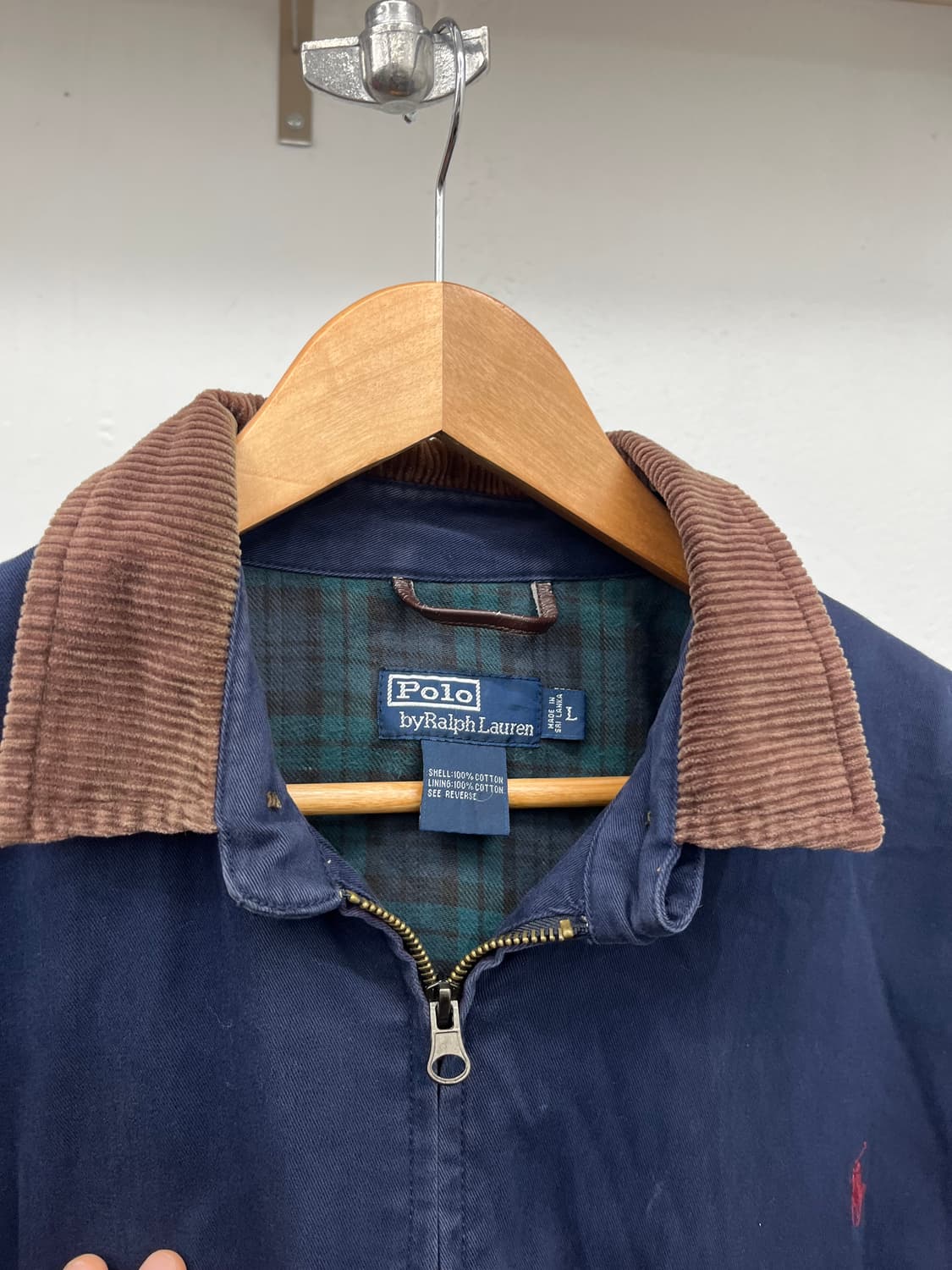 2XL) POLO TARTAN CHECK CORDURIY JACKET 상품이미지3