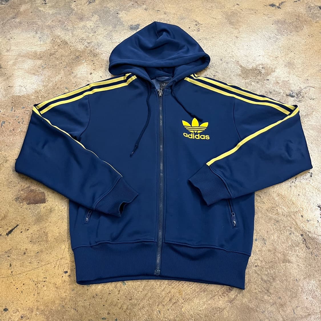 아디다스 네이비 레몬 후플 후드집업 져지 100 상품이미지2
