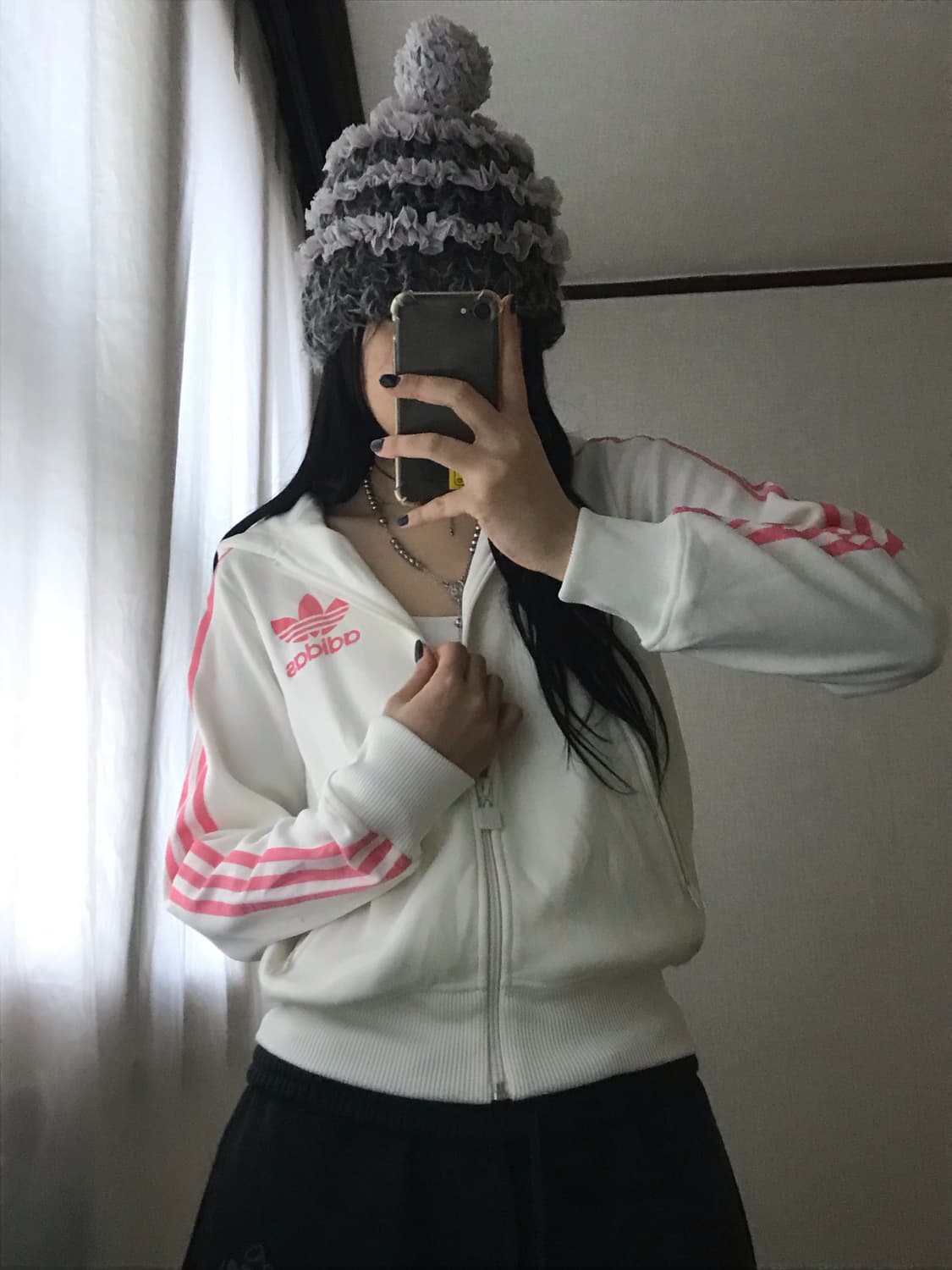 아디다스 00s 흰핑 후드 플락 져지 상품이미지7