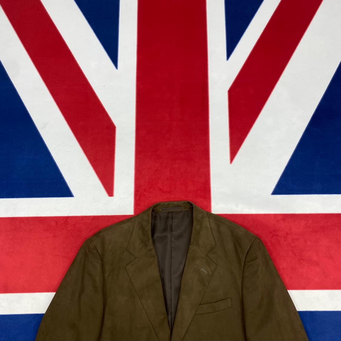 빈티지 스웨이드 미니멀자켓 실측 105  상품이미지2