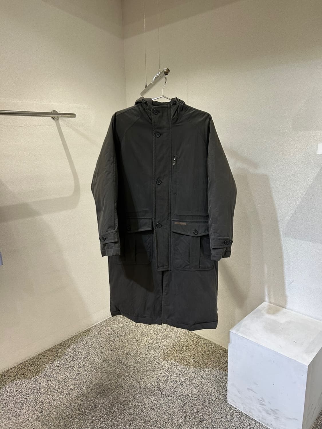 맥그리거 후드 롱 야상 점퍼 상품이미지1