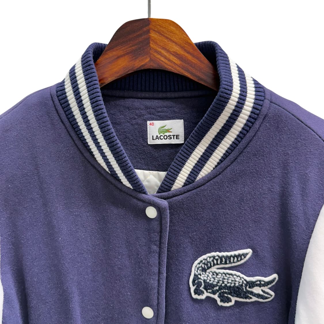 [40] 라코스테 빅로고 바시티 자켓 상품이미지5