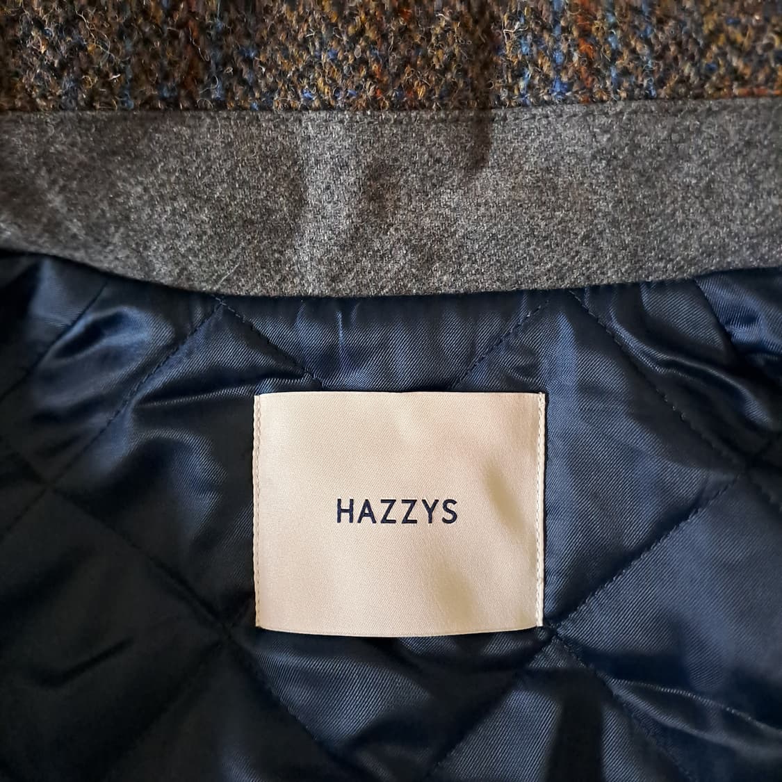 (택포) 23FW 헤지스레이디스  해리스트위드 맥코트 90 A903 상품이미지6