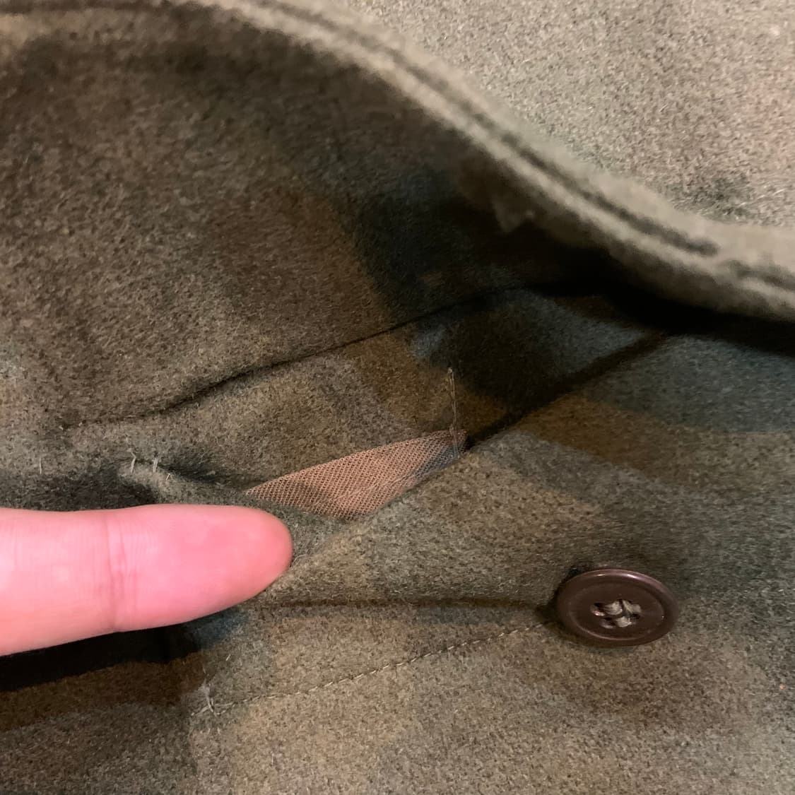 미군 오리지널 og-108 울 필드 셔츠 L 상품이미지3