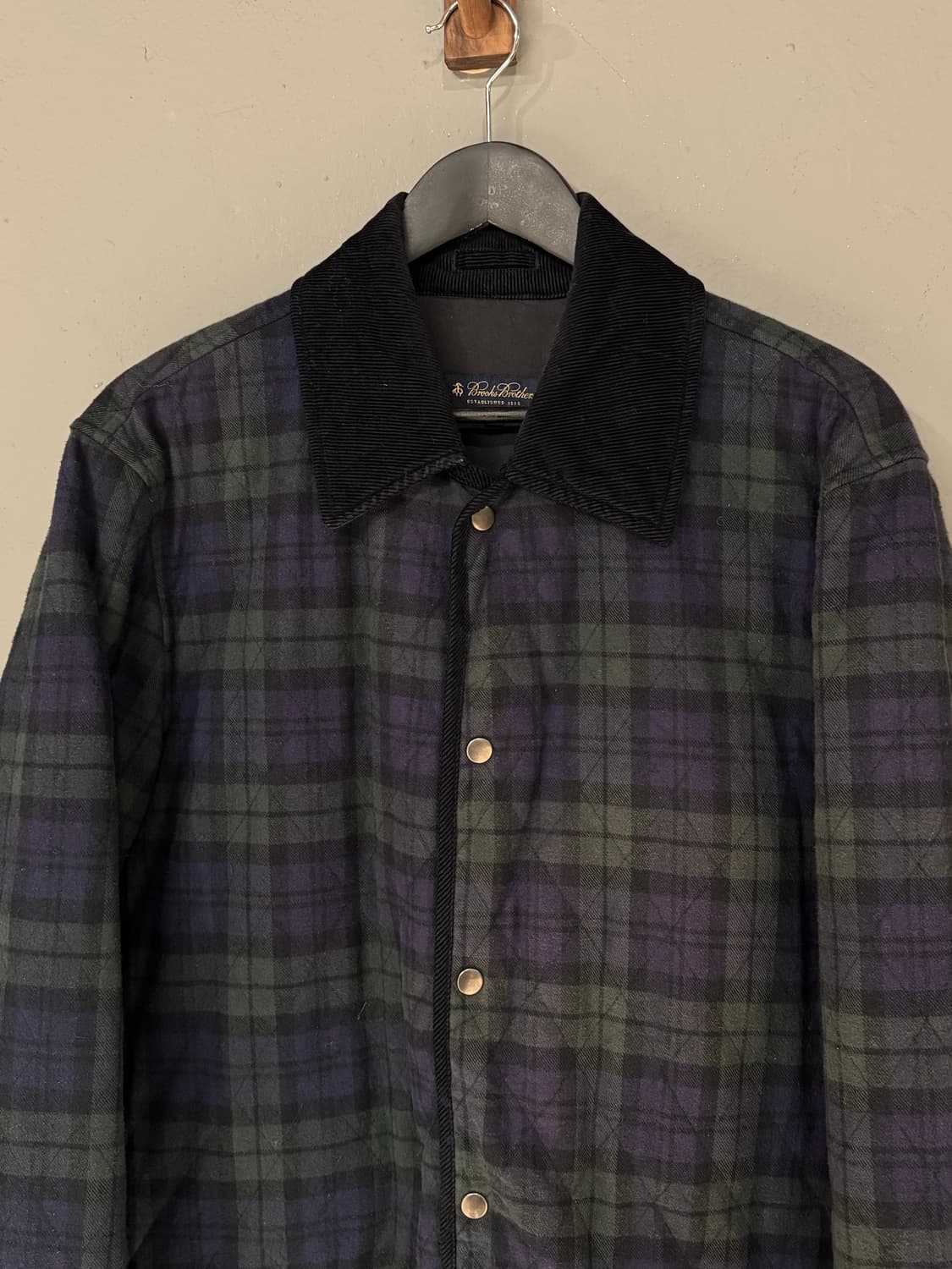 브룩스브라더스 타탄체크 퀼팅자켓  상품이미지2