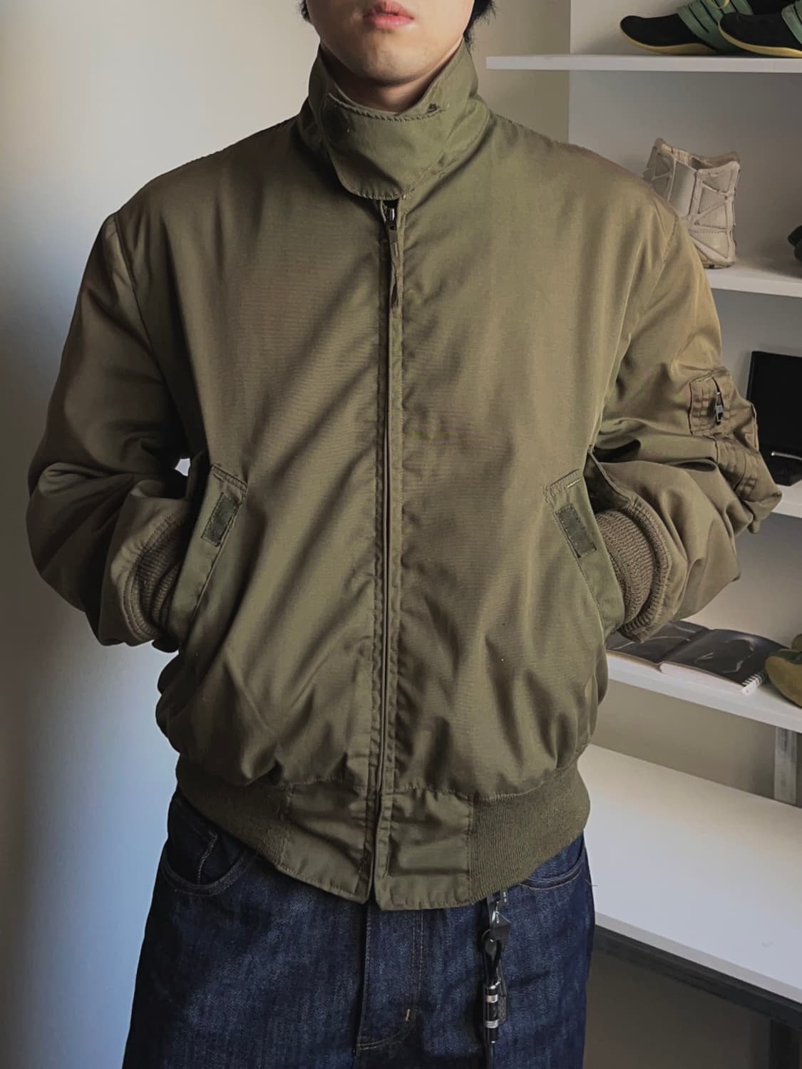 80s 미군 오리지널 CVC 탱커 자켓 상품이미지3