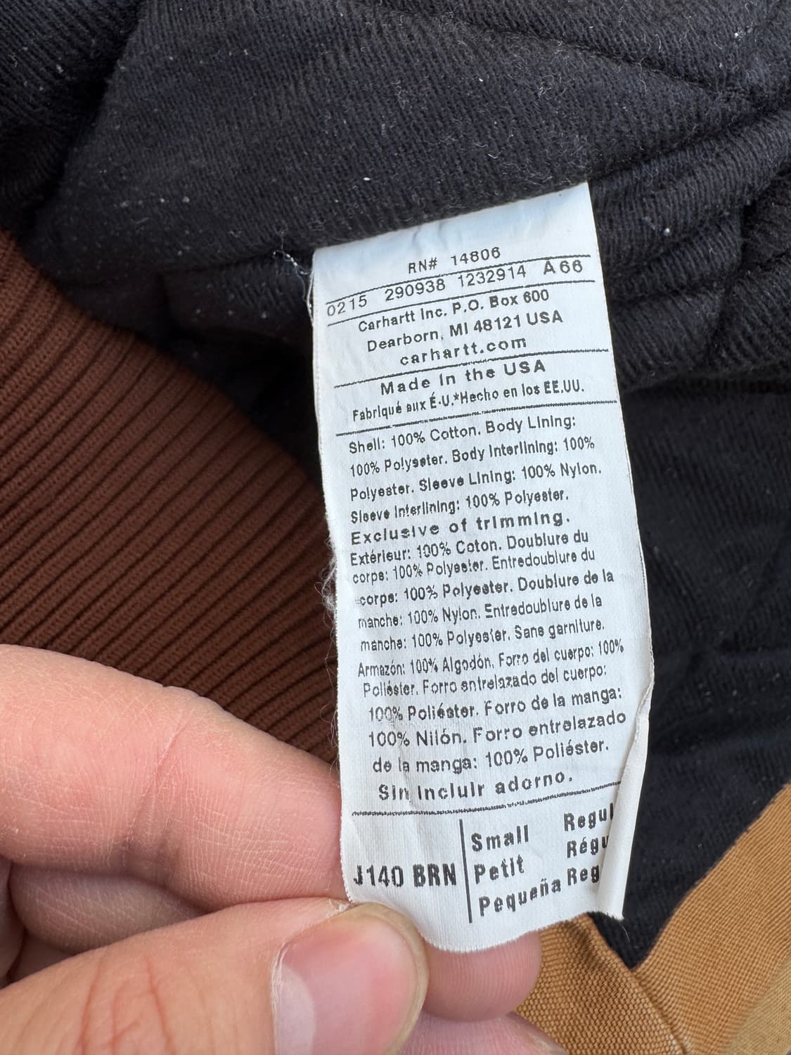 (S) Carhartt j140 active jacket 상품이미지5