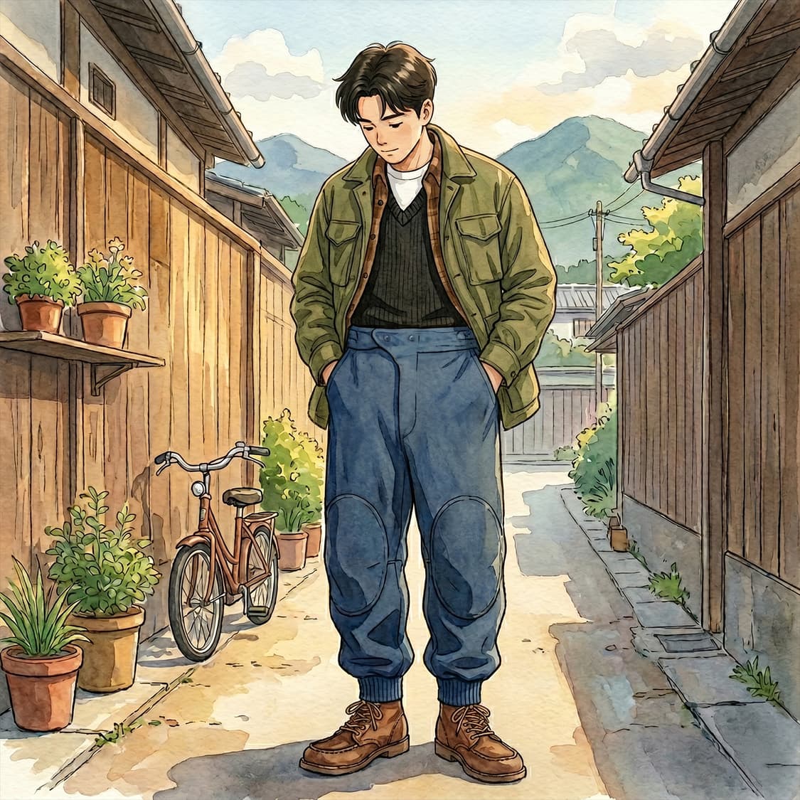 [32] 50s 미공군 E-1A 플라이트 이너 트라우져 네이비  상품이미지10