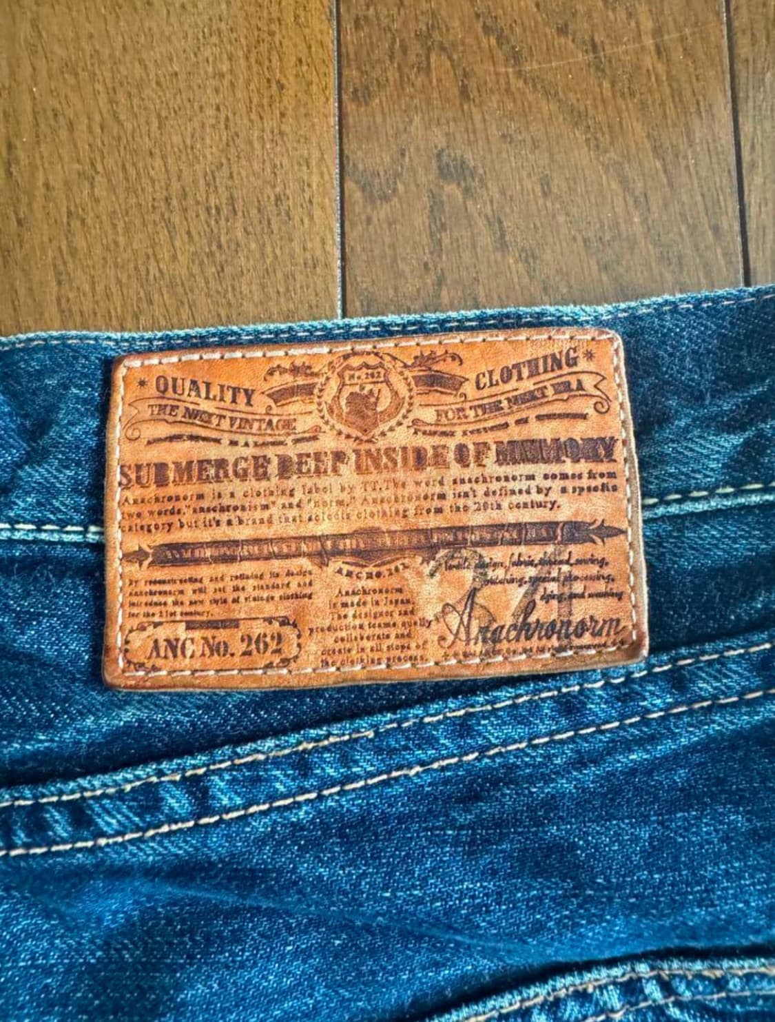 34)ANACHRONORM 아나크로놈 No-262 Denim 데님 상품이미지3