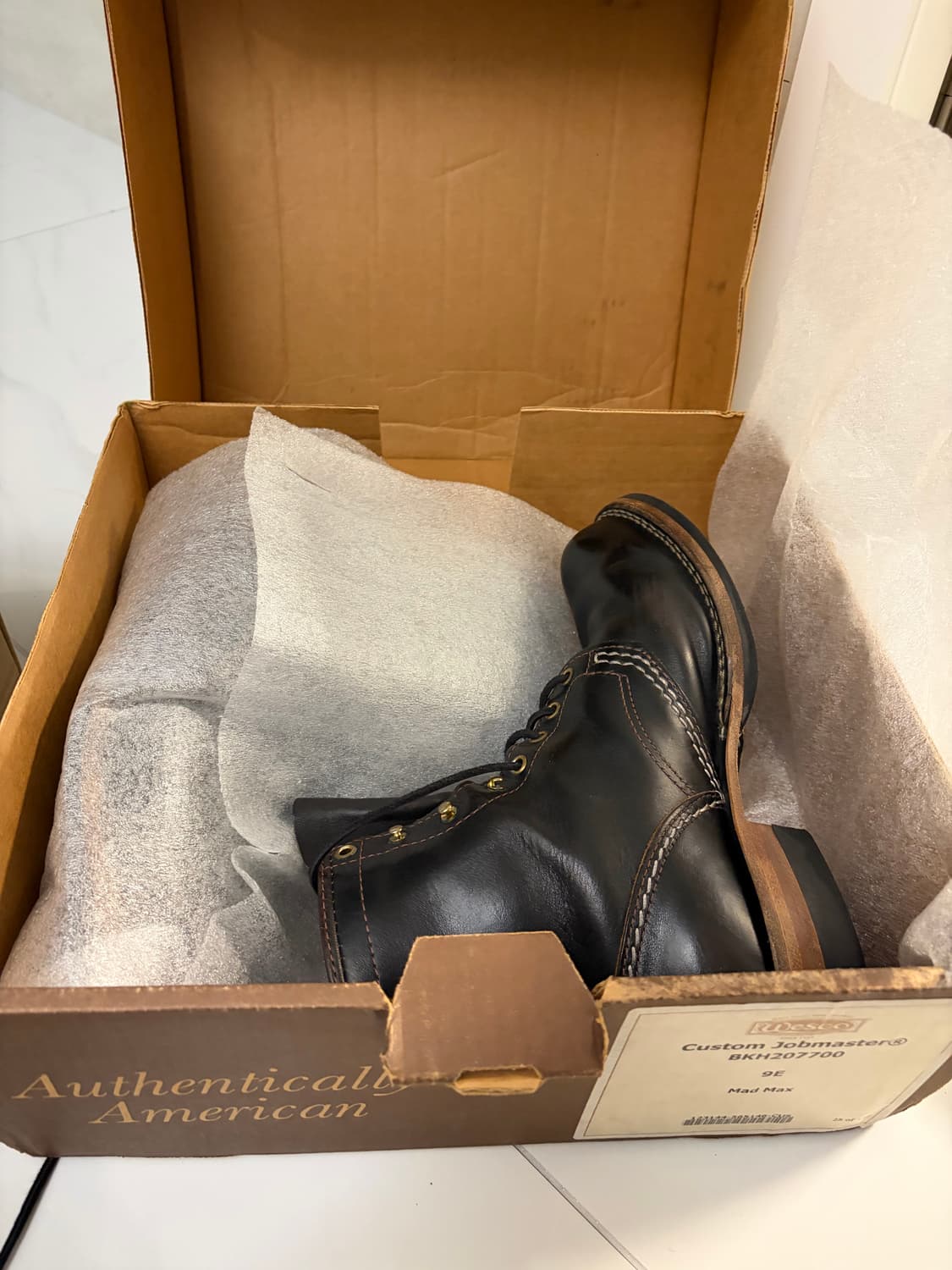 [9E, 275] WESCO 웨스코 잡마스터 호윈 호스하이드 보스 화이츠 상품이미지9