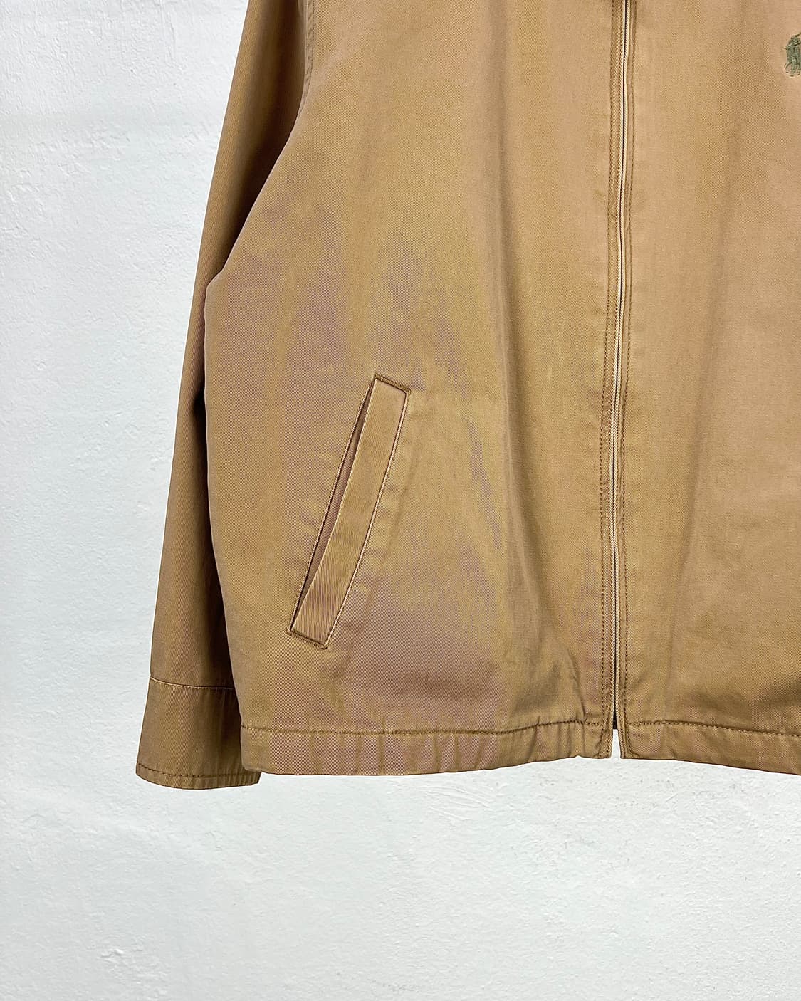 폴로 랄프로렌 베이지 체크 퀼팅 헤링턴  스윙 자켓 상품이미지4